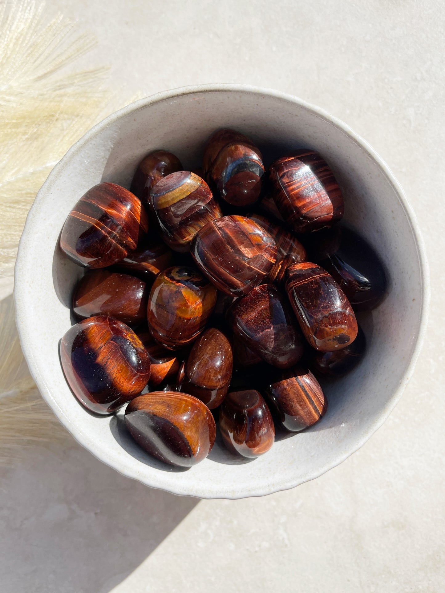 Tiger Eye Red Tumbles