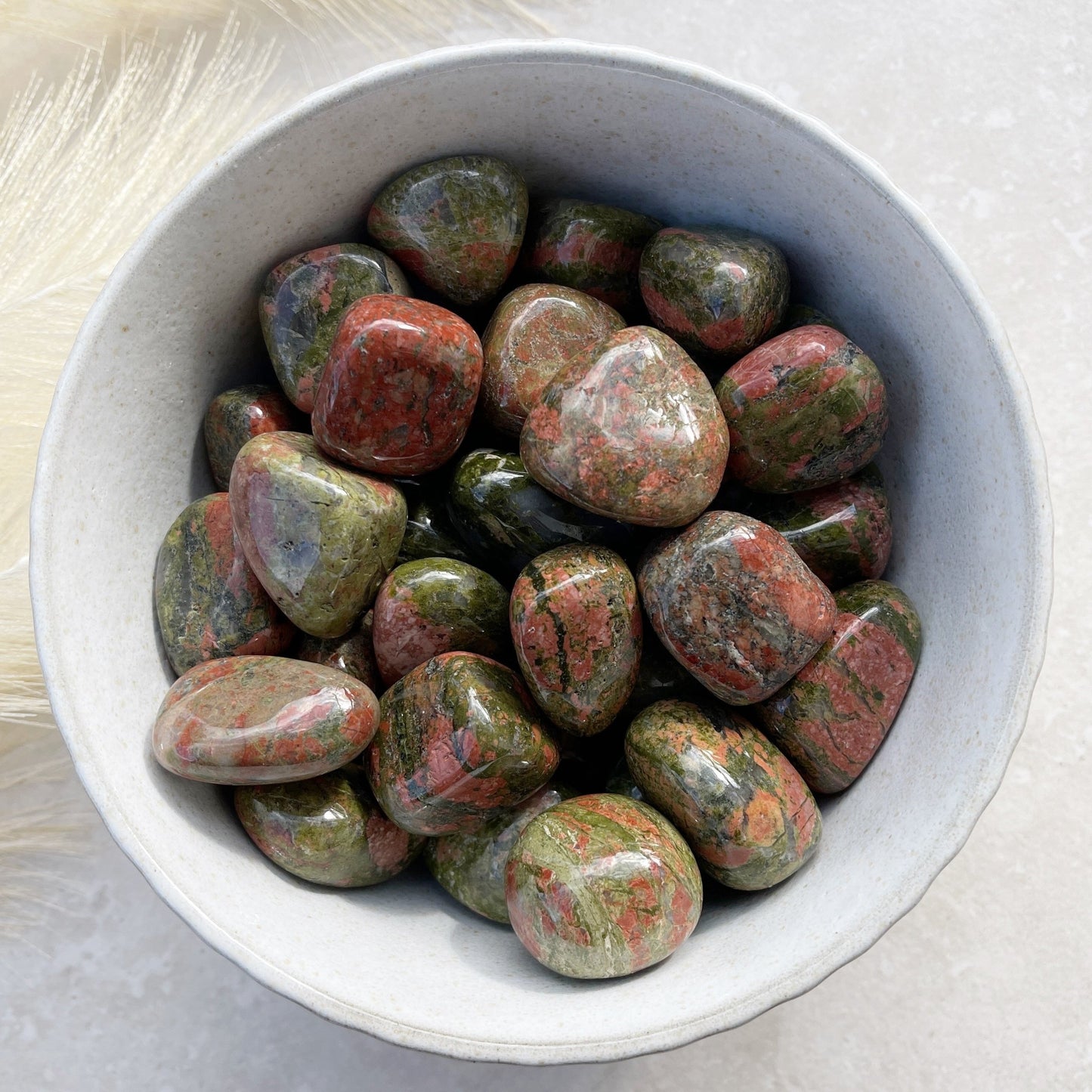 Unakite Jasper Tumbles